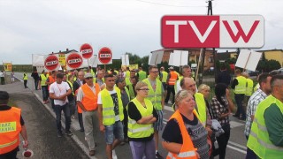 Blokada Drogi Krajowej w Piasecznie przeciwko budowie linii 400kV – 26 czerwca 2016