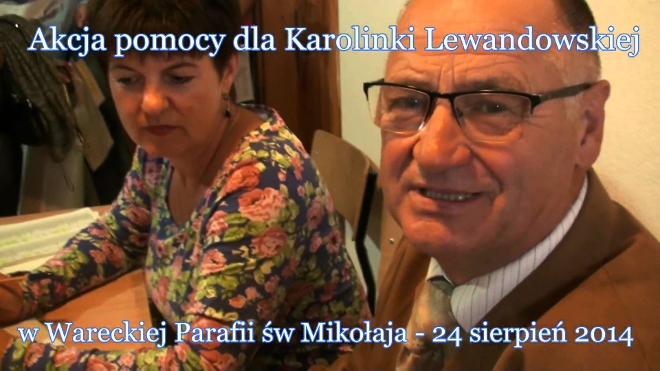 Akcja pomocy dla Karolinki Lewandowskiej – 28 sierpnia 2014