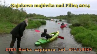 Kajakowa majówka, na starcie spływu Pilicą – 3 maja 2014