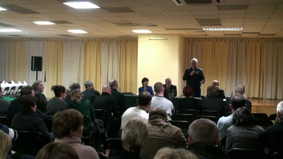 Spotkanie poświęcone bezpieczeństwu mieszkańców Warki – 28 stycznia 2013