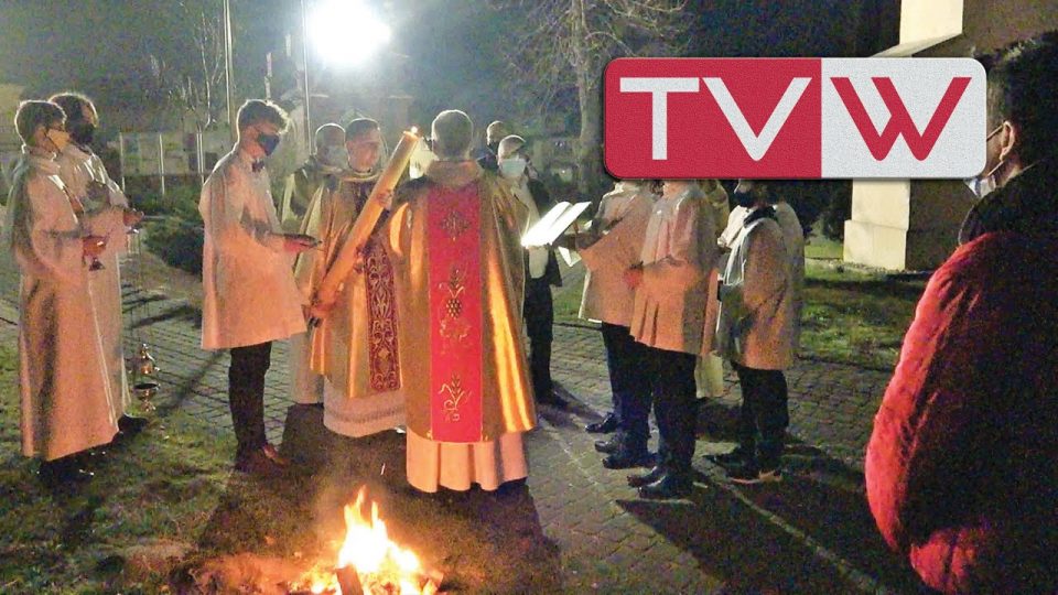 Wielka Sobota Wigilia Paschalna w kościele Św. Mikołaja Biskupa w Warce – 3 kwietnia 2021